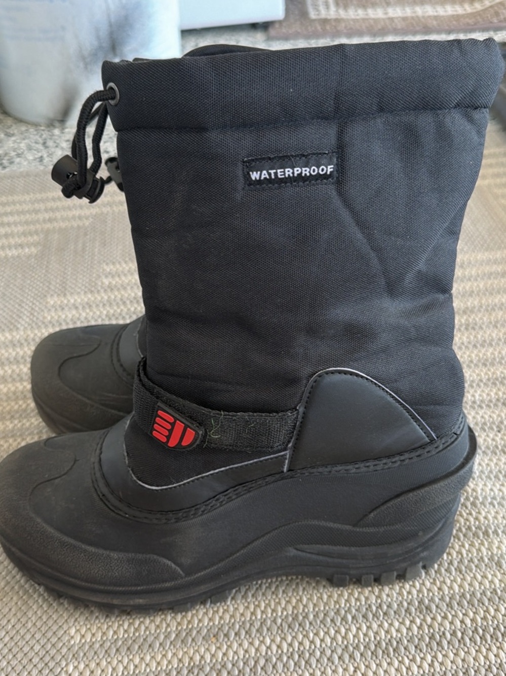 Waterproof Black Men's Rain & Snow Boots